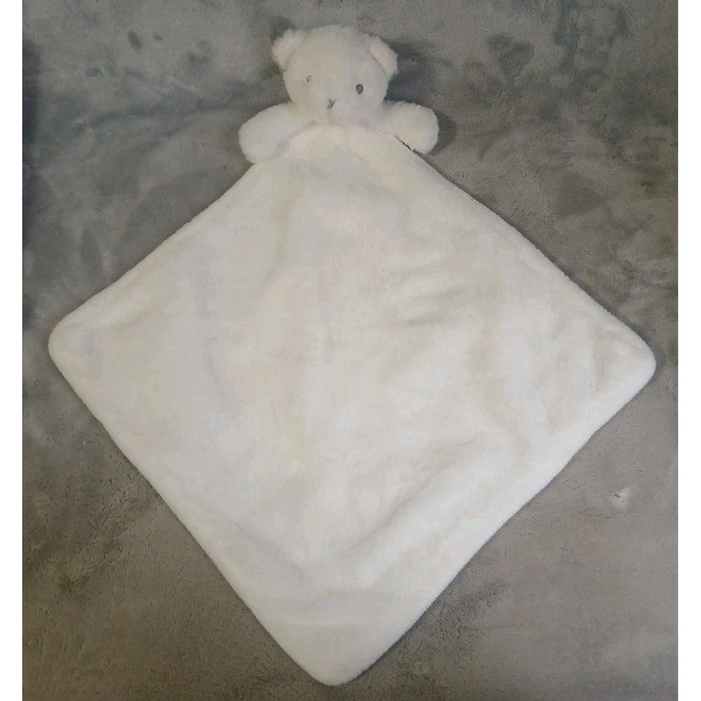 S L Home Fashion Lovey White Teddy‎ Polar Bear So Dreamy Security Blanket Nunu